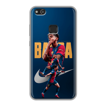 Силиконовый чехол на Huawei P10 Lite с принтом Барселона Barca Yamal 