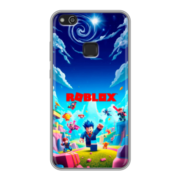 Силиконовый чехол на Huawei P10 Lite с принтом Roblox Роблокс
