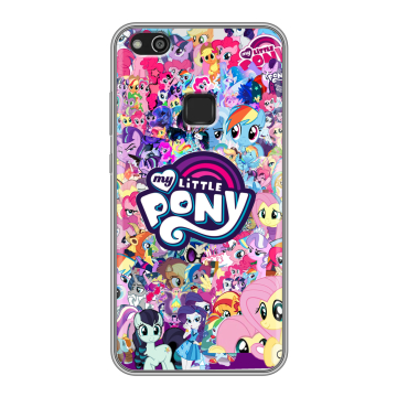 Силиконовый чехол на Huawei P10 Lite с принтом My little pony Дружба чудо Силиконовый чехол на Huawei P10 Lite с принтом My little pony Дружба чудо