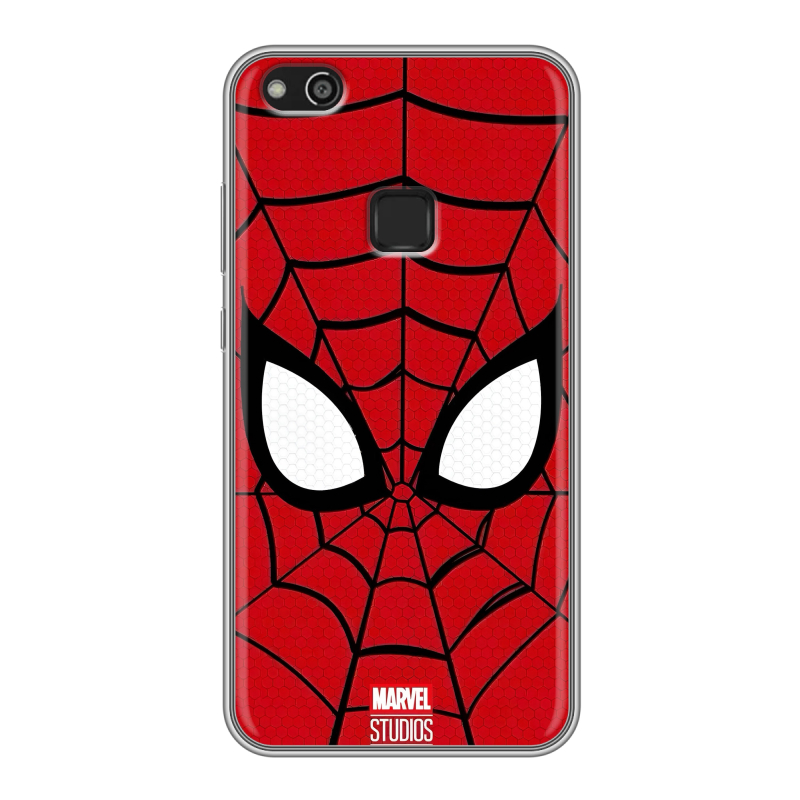 Силиконовый противоударный чехол на Huawei P10 Lite с принтом человек паук spiderman Силиконовый противоударный чехол на Huawei P10 Lite с принтом человек паук spiderman