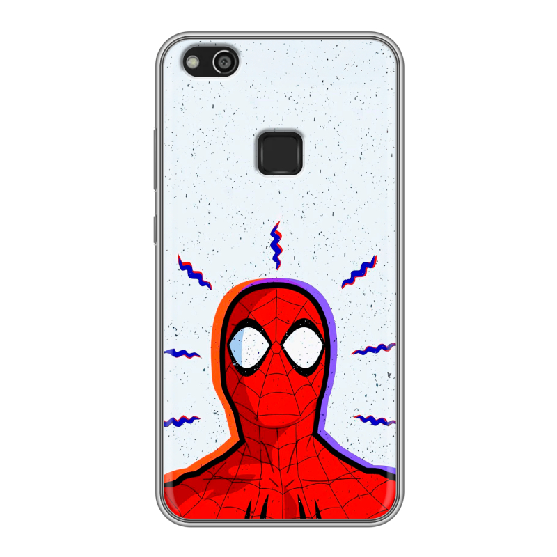 Силиконовый чехол на Huawei P10 Lite с принтом Spiderman Человек паук Силиконовый чехол на Huawei P10 Lite с принтом Spiderman Человек паук