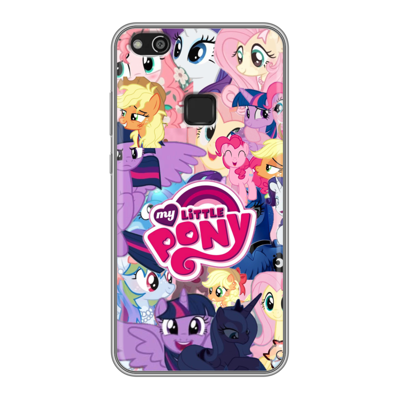Силиконовый противоударный чехол на Huawei P10 Lite с принтом My little pony Дружба чудо Силиконовый противоударный чехол на Huawei P10 Lite с принтом My little pony Дружба чудо