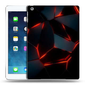 Силиконовый чехол на планшета Ipad (2017) с принтом Яркие абстракции