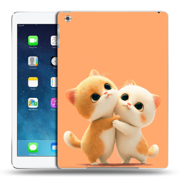 Силиконовый чехол на планшета Ipad (2017) с принтом Милые котики