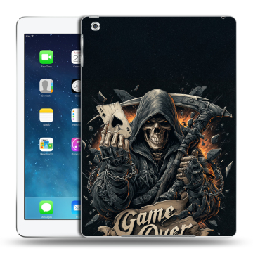 Силиконовый чехол на планшета Ipad (2017) с принтом Скелет карты