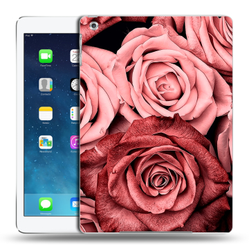 Силиконовый чехол на планшета Ipad (2017) с принтом Цветы розы