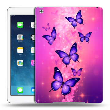 Силиконовый чехол на Ipad (2017) с принтом Бабочки Силиконовый чехол на Ipad (2017) с принтом Бабочки
