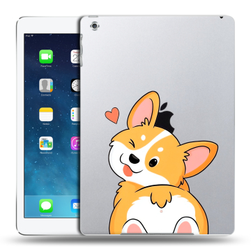 Силиконовый чехол на Ipad (2017) с принтом Корги