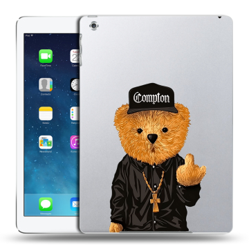 Силиконовый чехол на Ipad (2017) с принтом Плюшевый медведь