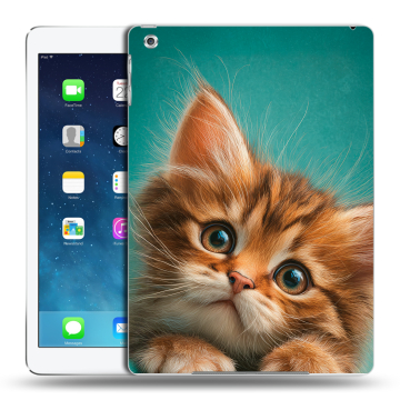 Силиконовый чехол на Ipad (2017) с принтом котенок Силиконовый чехол на Ipad (2017) с принтом котенок