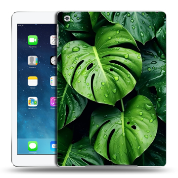 Силиконовый чехол на Ipad (2017) с принтом Листья