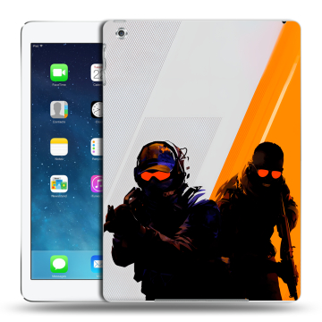 Силиконовый чехол на Ipad (2017) с принтом Контер страйк Counter strike