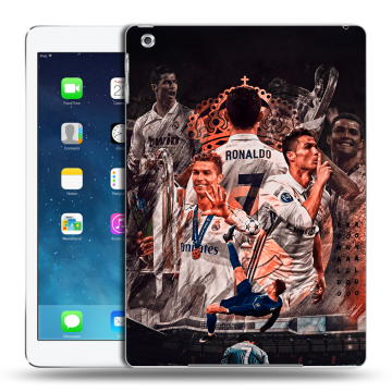 Силиконовый чехол на Ipad (2017) с принтом Реал Роналдо Real Ronaldo