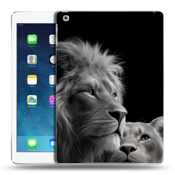 Силиконовый чехол на Ipad (2017) с принтом Лев кошки Силиконовый чехол на Ipad (2017) с принтом Лев кошки