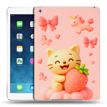 Силиконовый чехол на Ipad (2017) с принтом для девочек