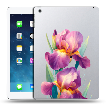 Силиконовый чехол на Ipad (2017) с принтом Цветы орхидеи Силиконовый чехол на Ipad (2017) с принтом Цветы орхидеи