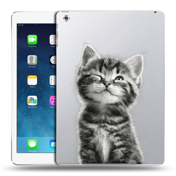 Силиконовый чехол на Ipad (2017) с принтом Котенок