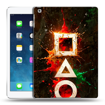 Силиконовый чехол на Ipad (2017) с принтом Squid Game Игра кальмара