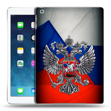 Силиконовый чехол на Ipad (2017) с принтом Флаг России