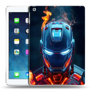 Силиконовый чехол на Ipad (2017) с принтом IronMan Железный человек