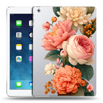 Силиконовый чехол на Ipad (2017) с принтом цветы Силиконовый чехол на Ipad (2017) с принтом цветы