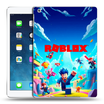 Силиконовый чехол на Ipad (2017) с принтом Roblox Роблокс