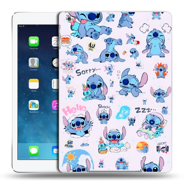 Силиконовый чехол на Ipad (2017) с принтом Лило и Стич
