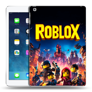 Силиконовый чехол на Ipad (2017) с принтом Roblox Роблокс
