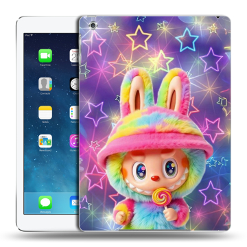 Силиконовый чехол на Ipad (2017) с принтом Labubu Лабубу