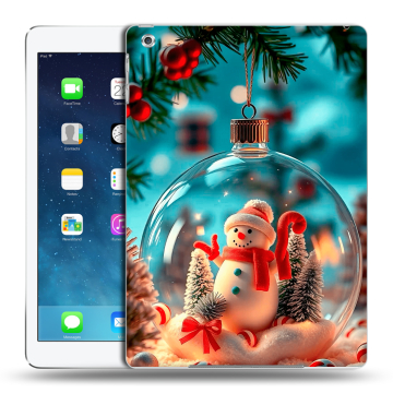 Силиконовый чехол на Ipad (2017) с принтом Новый год Силиконовый чехол на Ipad (2017) с принтом Новый год