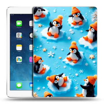 Силиконовый чехол на Ipad (2017) с принтом Новый год Силиконовый чехол на Ipad (2017) с принтом Новый год