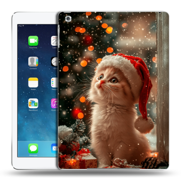 Силиконовый чехол на Ipad (2017) с принтом Новый год Силиконовый чехол на Ipad (2017) с принтом Новый год