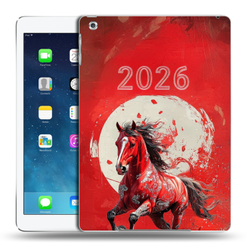 Силиконовый чехол на Ipad (2017) с принтом Новый год Силиконовый чехол на Ipad (2017) с принтом Новый год