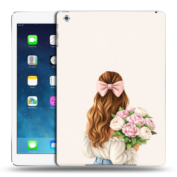 Силиконовый чехол на Ipad (2017) с принтом женский