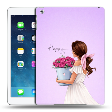 Силиконовый чехол на Ipad (2017) с принтом женский