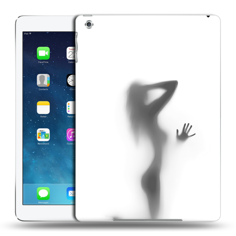 Силиконовый чехол на Ipad (2017) с принтом Силуэт Силиконовый чехол на Ipad (2017) с принтом Силуэт
