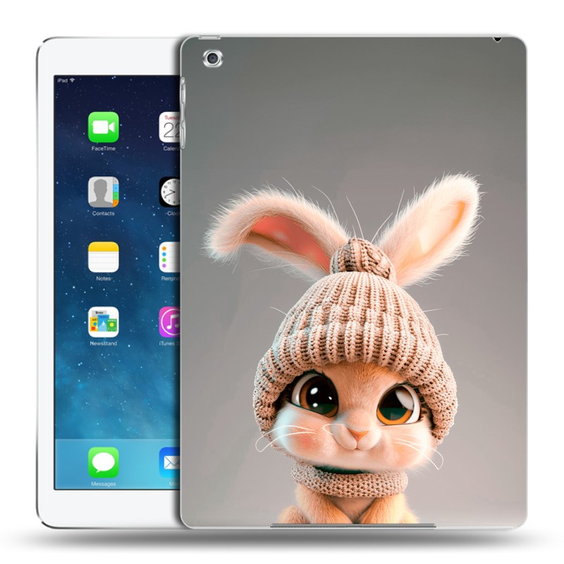 Силиконовый чехол на Ipad (2017) с принтом Кролик Силиконовый чехол на Ipad (2017) с принтом Кролик