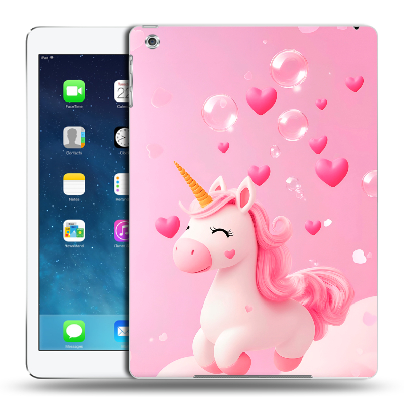 Силиконовый чехол на Ipad (2017) с принтом Единорог Силиконовый чехол на Ipad (2017) с принтом Единорог