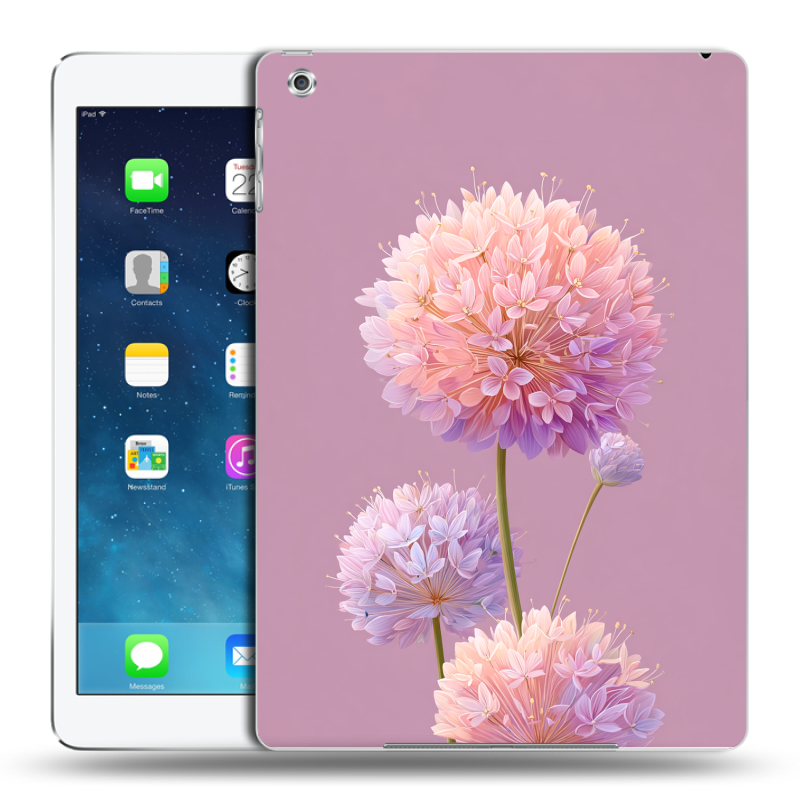 Силиконовый чехол на Ipad (2017) с принтом Цветы Силиконовый чехол на Ipad (2017) с принтом Цветы