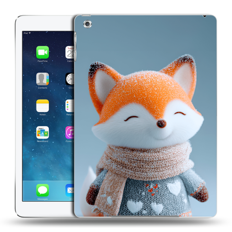 Силиконовый чехол на Ipad (2017) с принтом Лиса Силиконовый чехол на Ipad (2017) с принтом Лиса