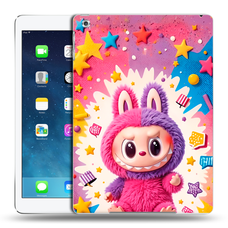 Силиконовый чехол на Ipad (2017) с принтом Labubu Лабубу Силиконовый чехол на Ipad (2017) с принтом Labubu Лабубу