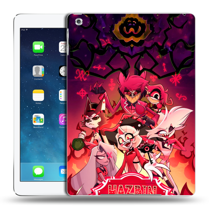 Силиконовый чехол на Ipad (2017) с принтом Hazbin Hotel Отель Хазбин Силиконовый чехол на Ipad (2017) с принтом Hazbin Hotel Отель Хазбин