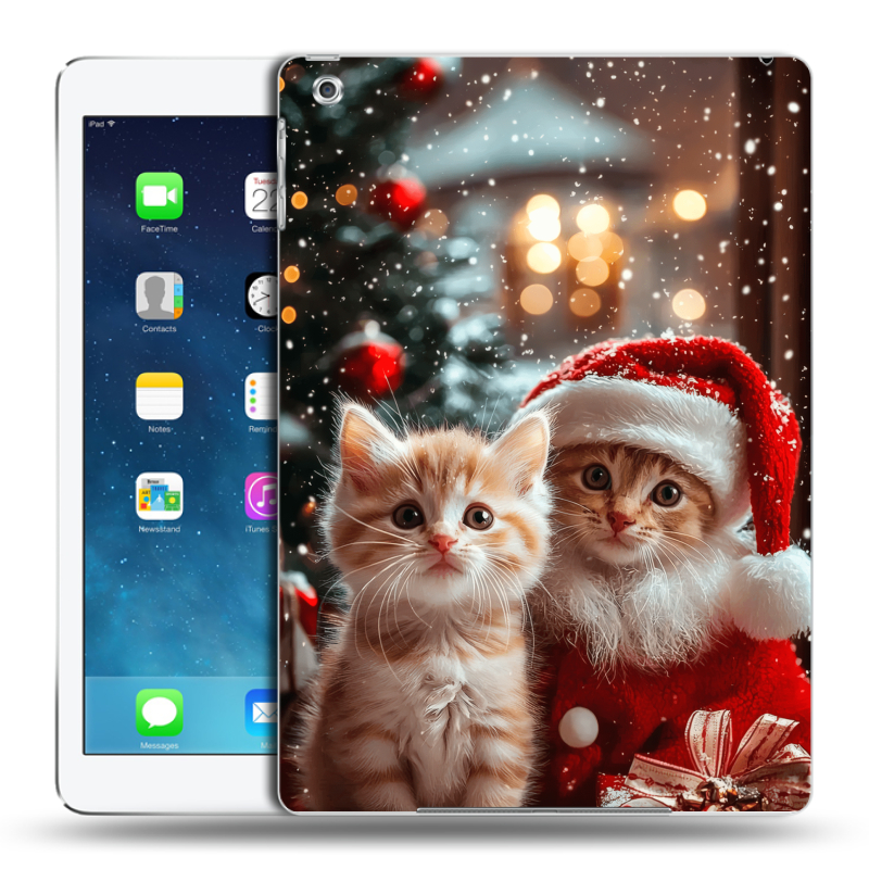 Силиконовый чехол на планшета Ipad (2017) с принтом Новый год Силиконовый чехол на планшета Ipad (2017) с принтом Новый год