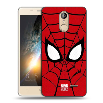 Силиконовый чехол на BQ Bond с принтом человек паук spiderman