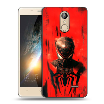 Силиконовый чехол на BQ Bond с принтом человек паук spiderman Силиконовый чехол на BQ Bond с принтом человек паук spiderman
