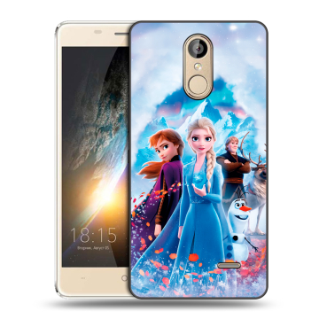 Силиконовый чехол на BQ Bond с принтом Холодное сердце Frozen
