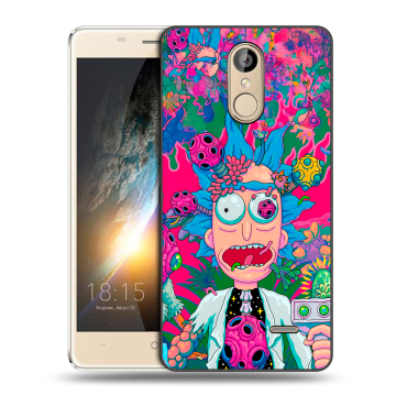 Силиконовый чехол на BQ Bond с принтом Рик и Морти Rick Morty
