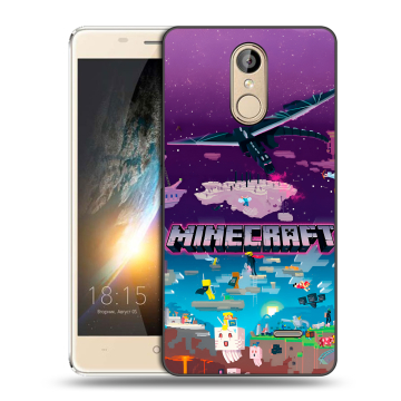 Силиконовый чехол на BQ Bond с принтом Майнкрафт Minecraft Силиконовый чехол на BQ Bond с принтом Майнкрафт Minecraft