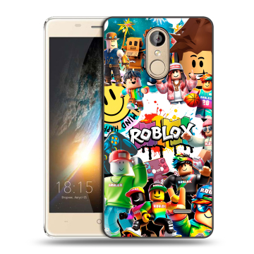 Силиконовый чехол на BQ Bond с принтом Roblox Роблокс
