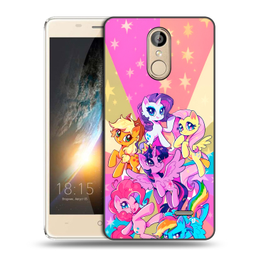 Силиконовый чехол на BQ Bond с принтом My little pony Дружба чудо